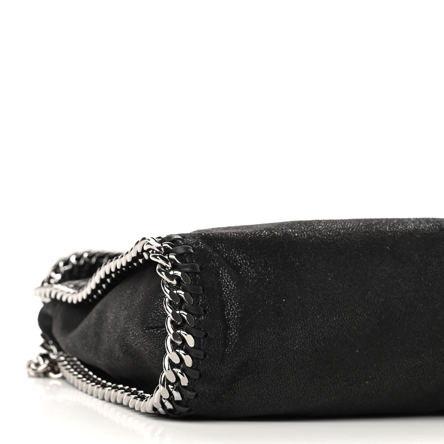 Stella McCartney Shaggy Deer Falabella Fold Over Tote Black 8 of 9