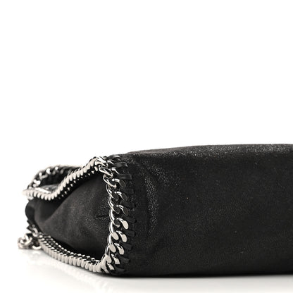 Stella McCartney Shaggy Deer Falabella Fold Over Tote Black 8 of 9
