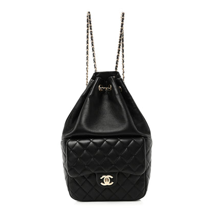 Chanel Lambskin Quilted Small In Seoul Backpack Black 1 of 11