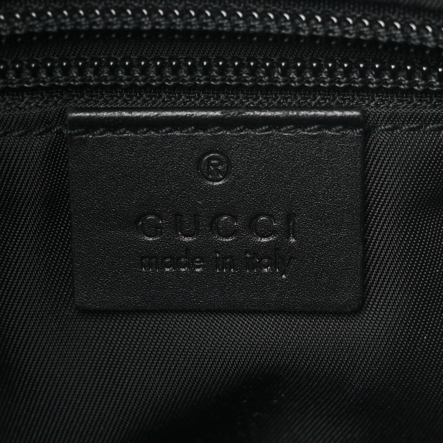 GG Supreme Monogram Web Messenger Bag Black