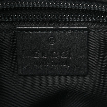 Gucci GG Supreme Monogram Web Messenger Bag Black 6 of 7