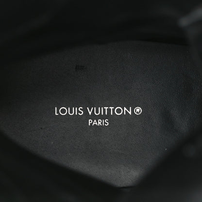Louis Vuitton Suede Calfskin Monogram Laureate Platform Desert Boots 40.5 Black 7 of 8