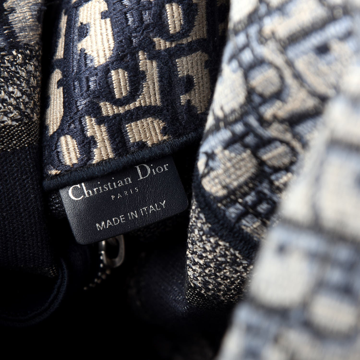 Christian Dior Oblique Backpack Blue White 7 of 8