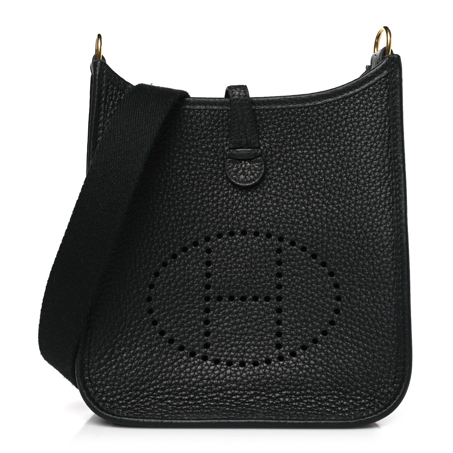 Hermes Taurillon Clemence Evelyne TPM Black 1 of 11