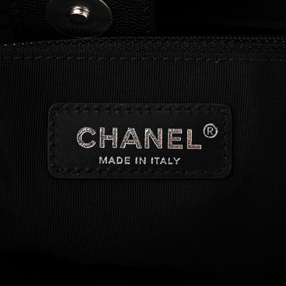 Chanel Caviar Quilted My Everything Large Shopping Tote Black 6 of 10
