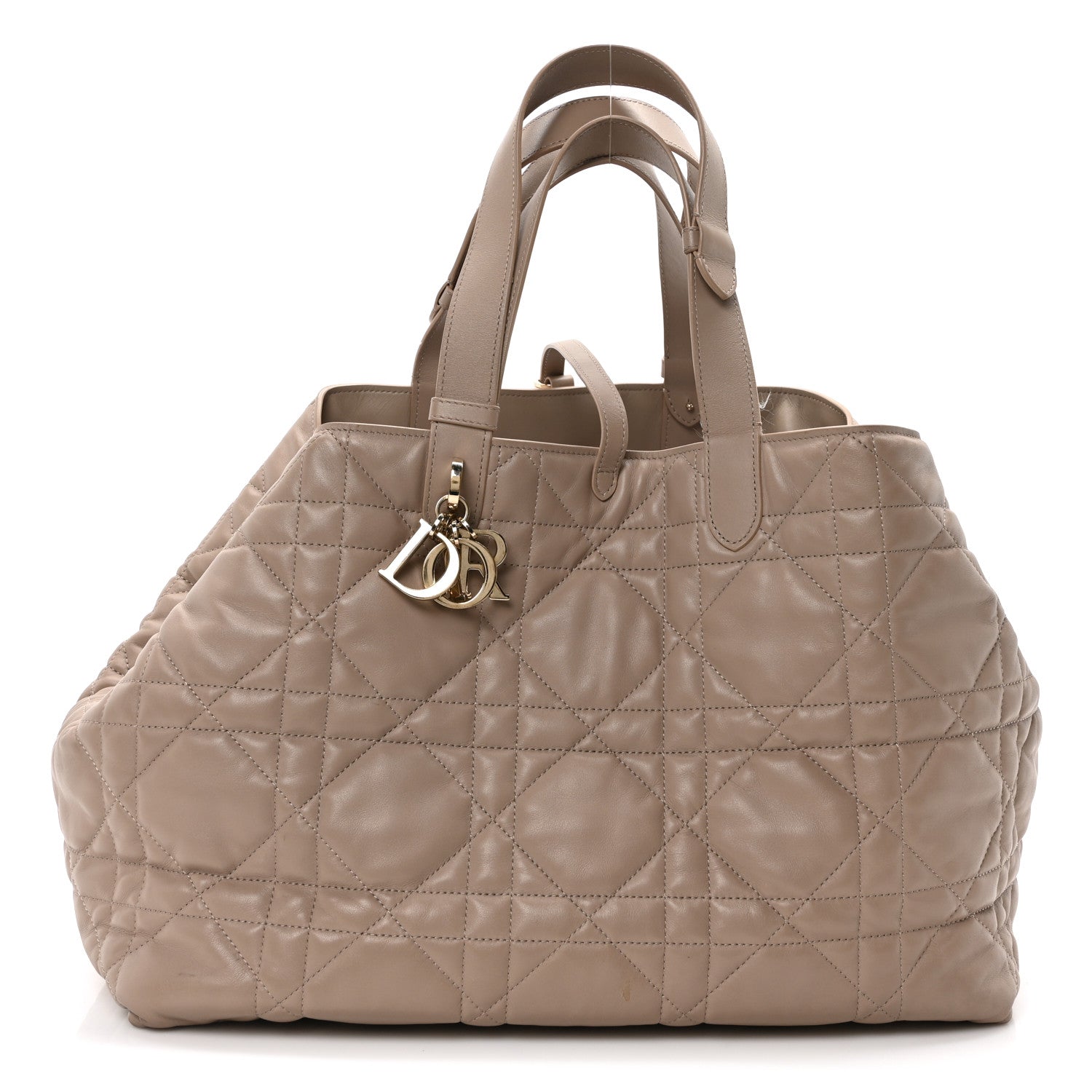 Christian Dior Calfskin Macrocannage Large Toujours Powder Beige 1 of 11