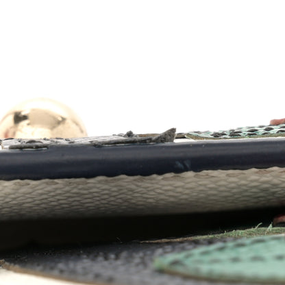 Dolce & Gabbana DOLCE GABBANA Dauphine Small Miss Sicily Anchor Satchel White Blue 12 of 13