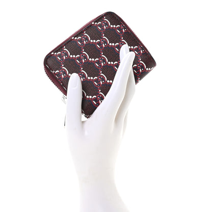 Gucci GG Supreme Shadow Zip Around Wallet Rosso Ancora Red 2 of 8