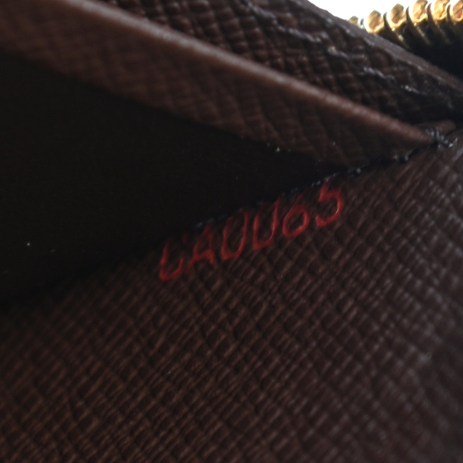 Louis Vuitton Damier Ebene Porte-Monnaie Zippy Wallet 7 of 8