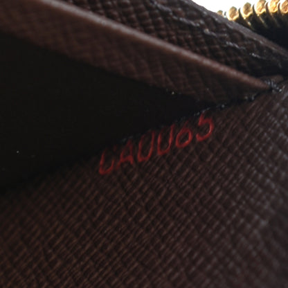 Louis Vuitton Damier Ebene Porte-Monnaie Zippy Wallet 7 of 8