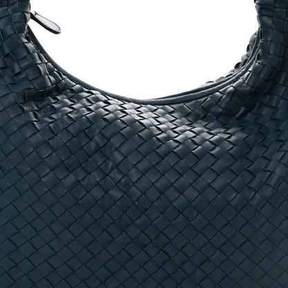 Bottega Veneta Nappa Intrecciato Medium Veneta Hobo Baltic Blue 8 of 13