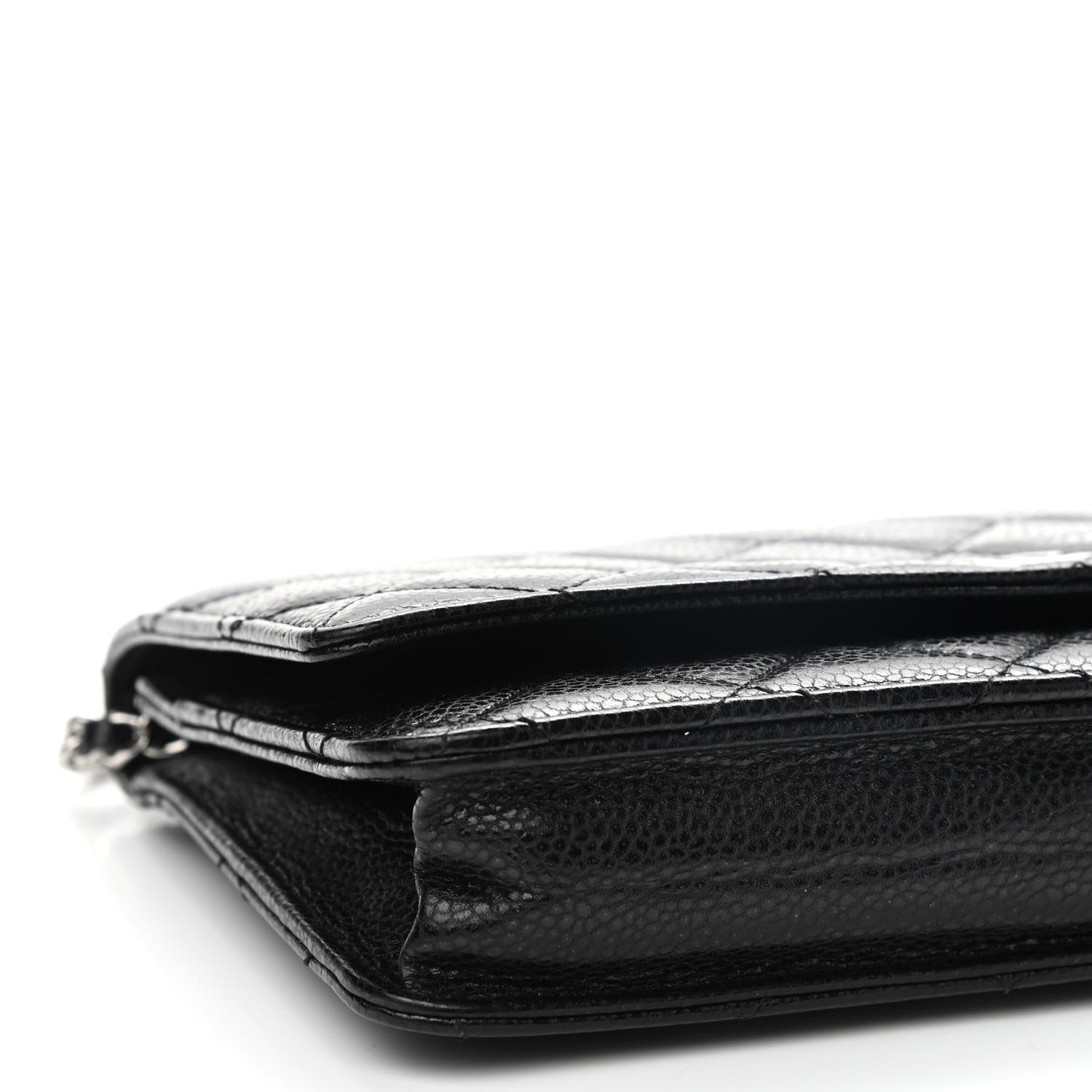 Chanel Caviar Quilted Wallet On Chain WOC Black 9 of 10