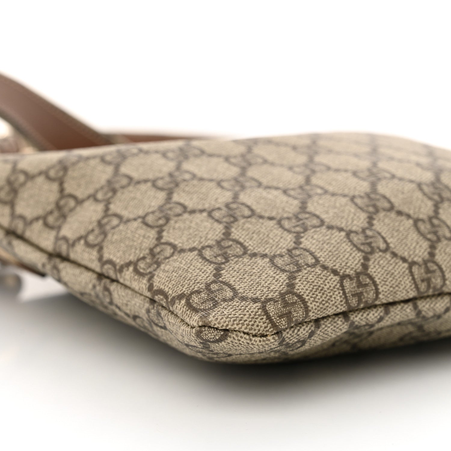 Gucci GG Plus Monogram Signature Web Loop Messenger Brown 9 of 10