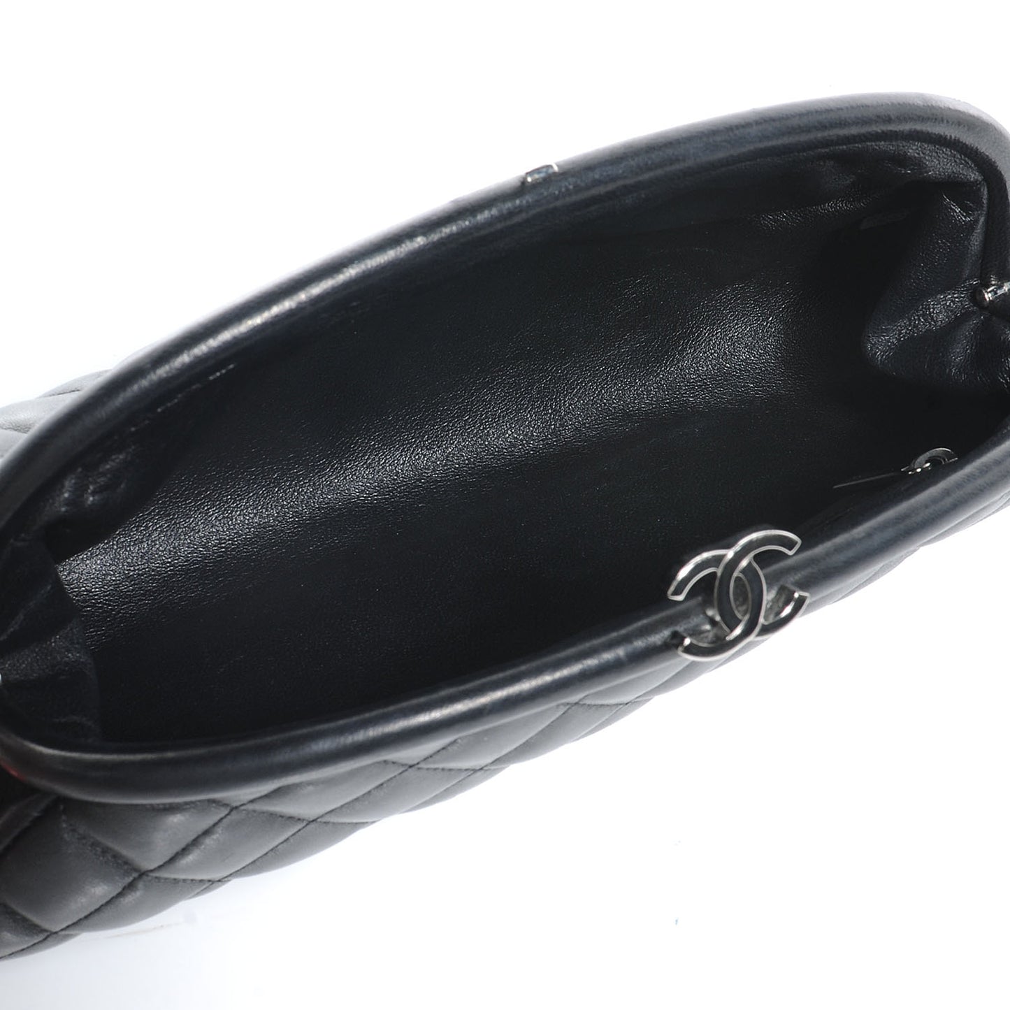 Lambskin Quilted Timeless Clutch Black