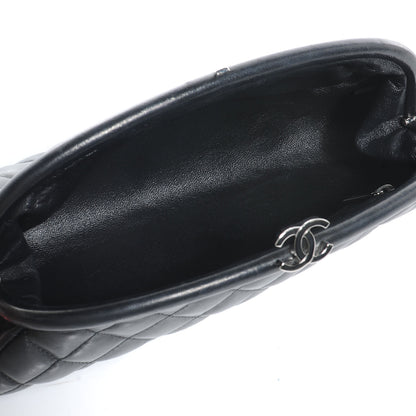 Chanel Lambskin Quilted Timeless Clutch Black 6 of 8