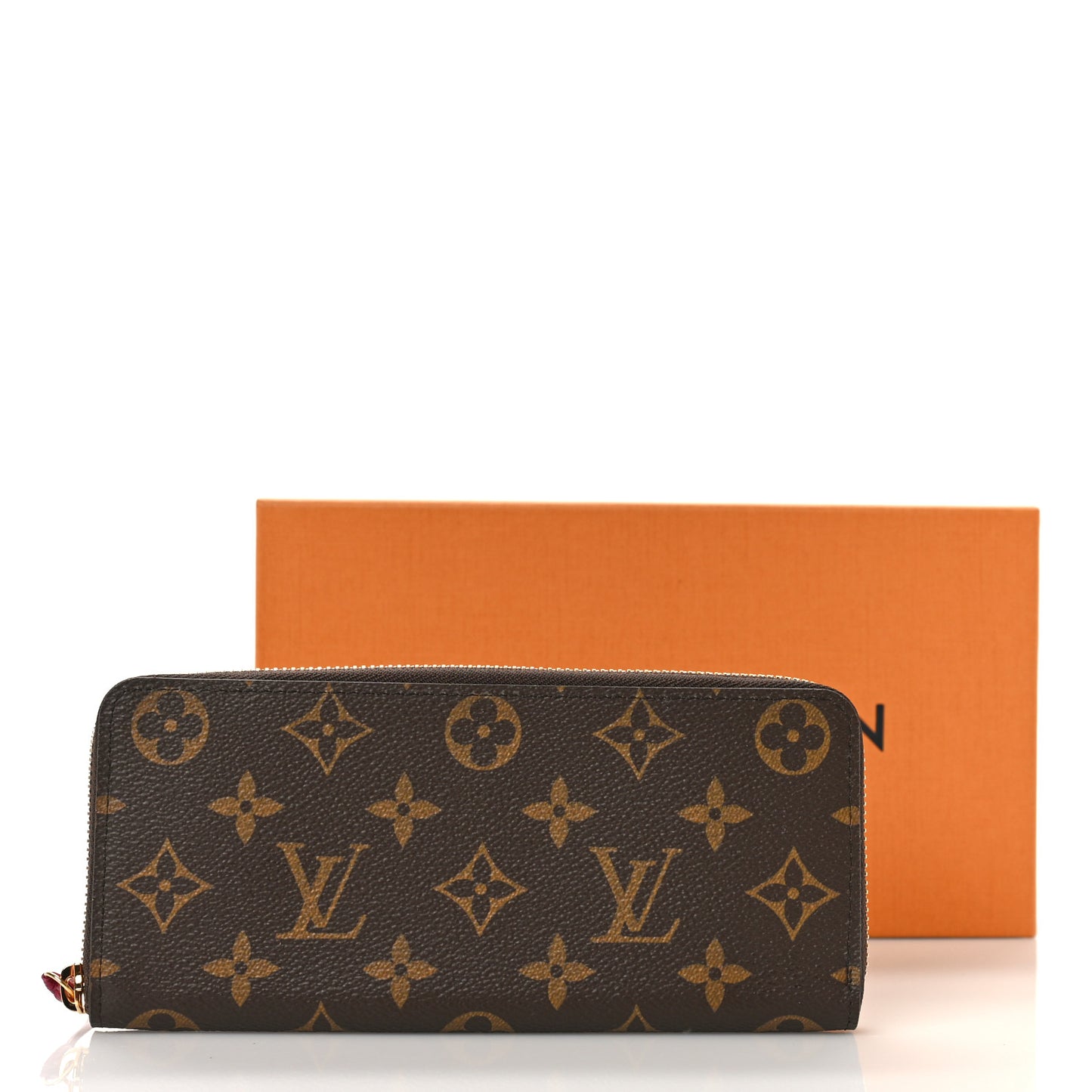 Monogram Clemence Wallet Fuchsia