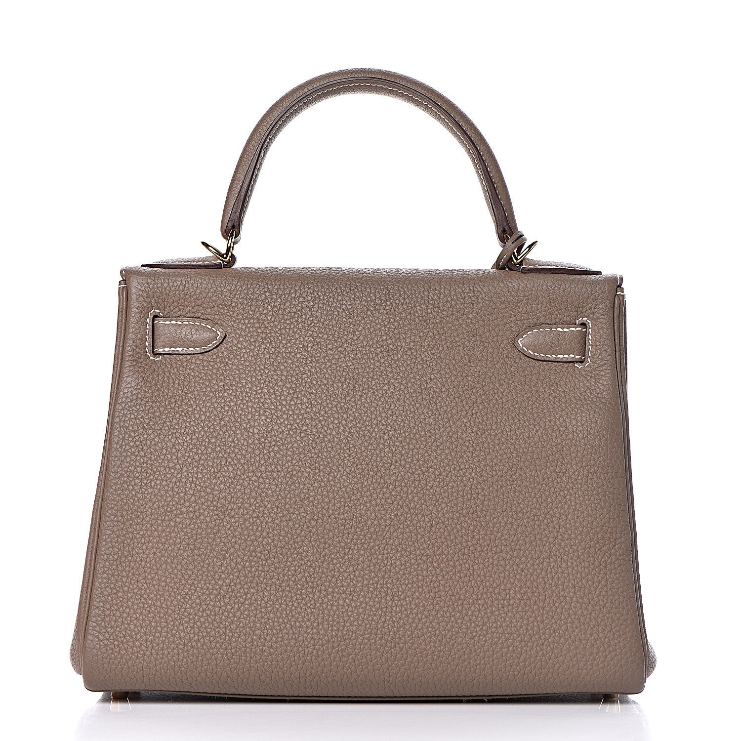 Hermes Togo Kelly Retourne 28 Etoupe 4 of 38