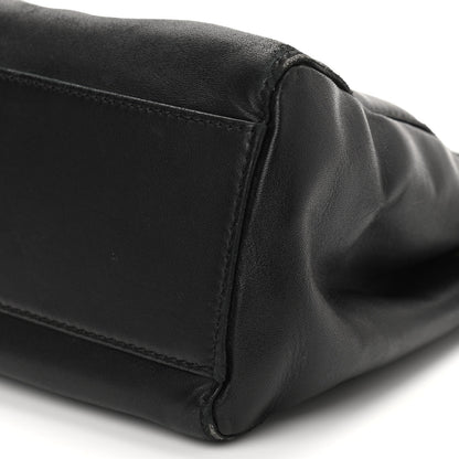 Fendi Nappa Mini Peekaboo Iconic Satchel Black 10 of 15