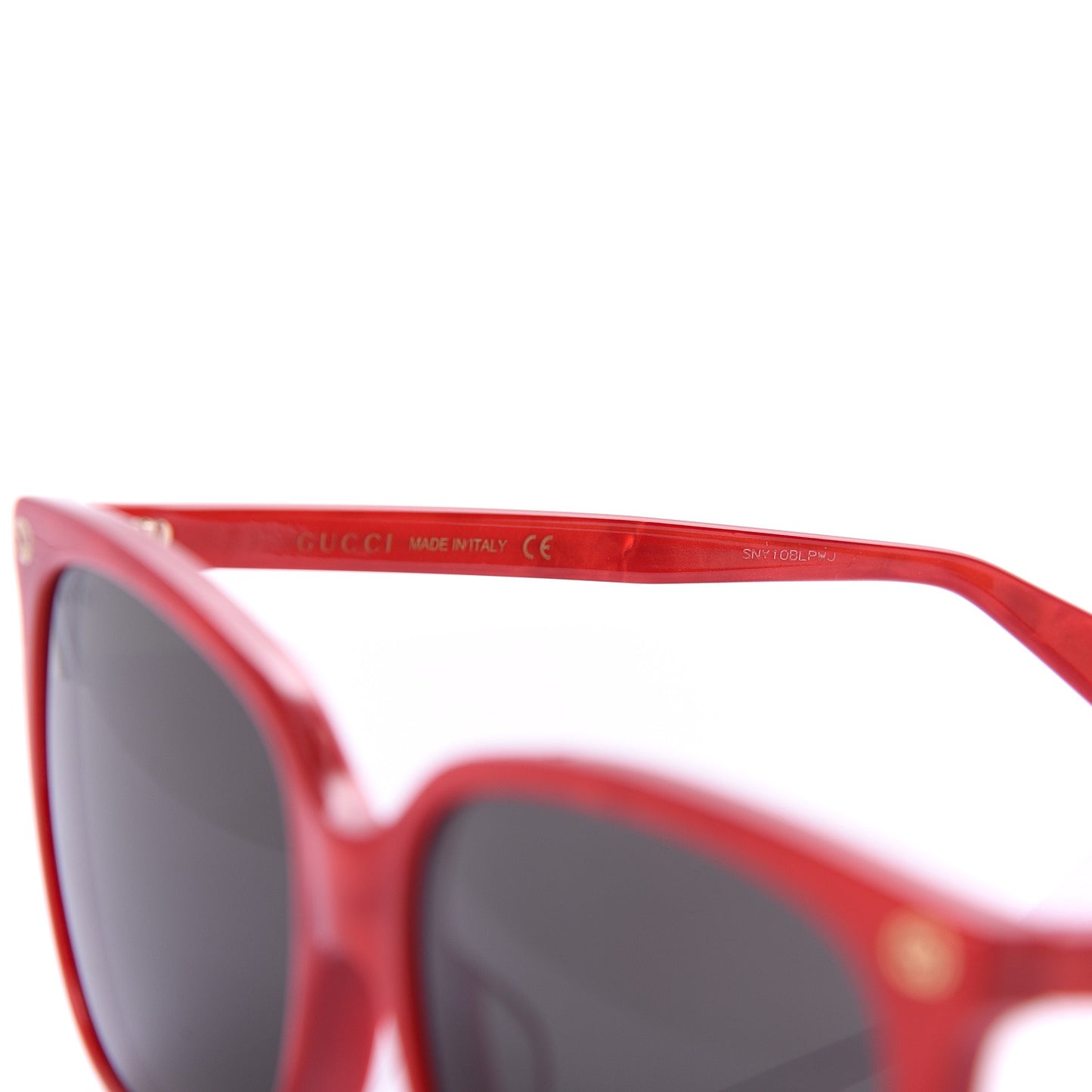 Acetate GG Sunglasses GG0022S Red