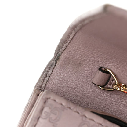 Gucci Soft Microguccissima Dice Chain Wallet Mauve 18 of 19