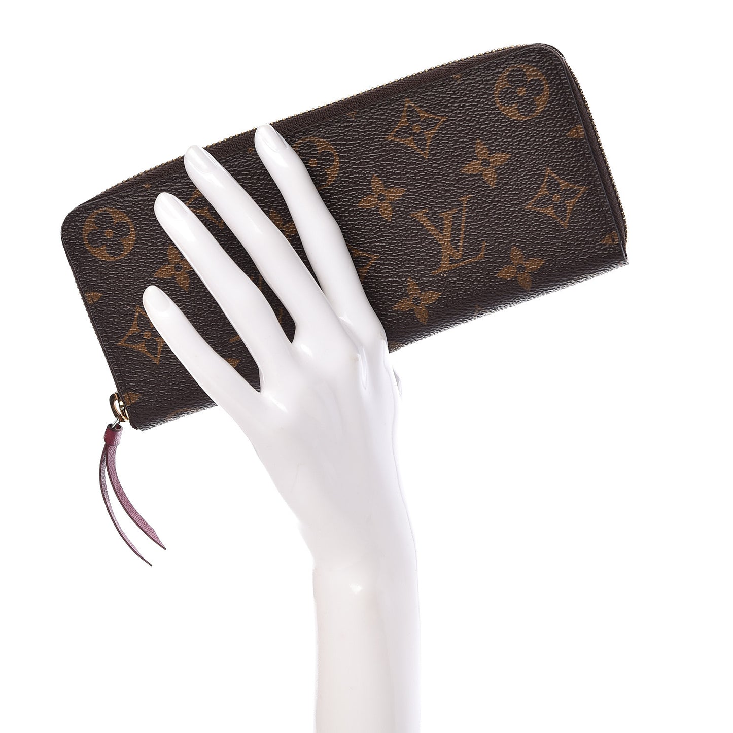 Monogram Clemence Wallet Fuchsia