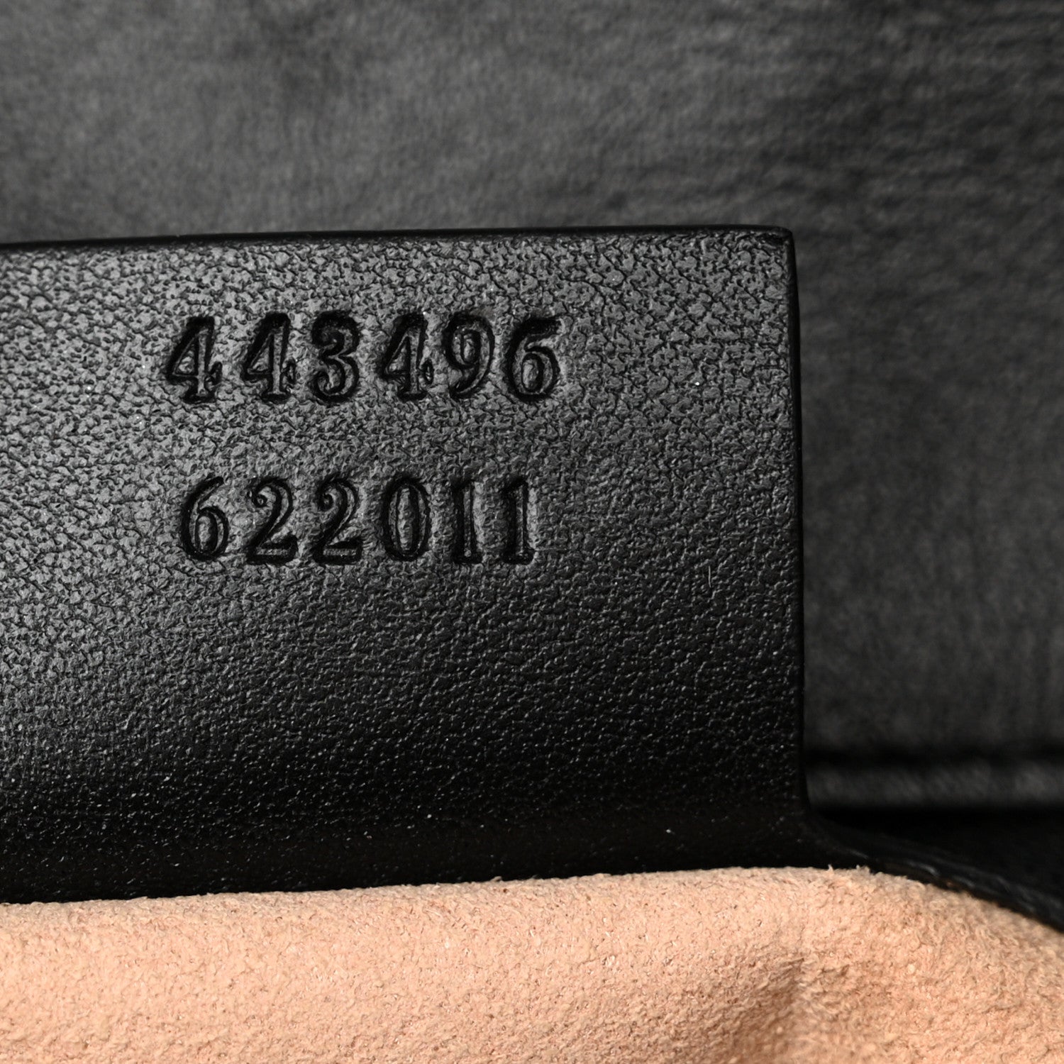 Gucci Calfskin Matelasse Medium GG Marmont Shoulder Bag Black 7 of 14
