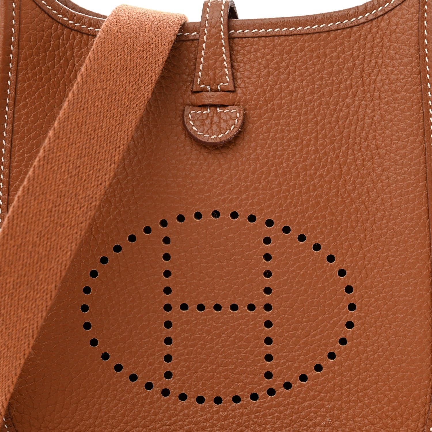 Hermes Taurillon Clemence Evelyne TPM Gold 9 of 12