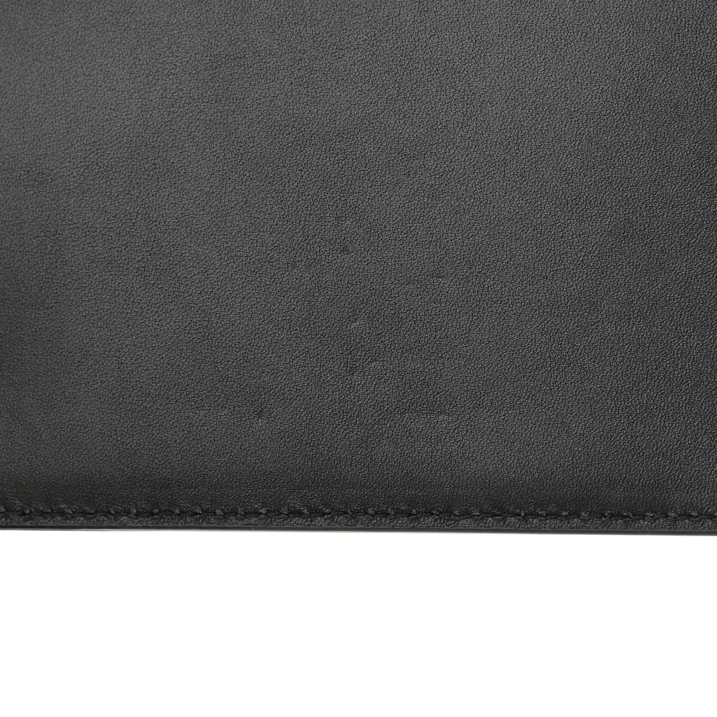 Calfskin Python Embossed Monogram Uptown Chain Wallet Black