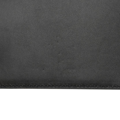 Saint Laurent Calfskin Python Embossed Monogram Uptown Chain Wallet Black 13 of 13