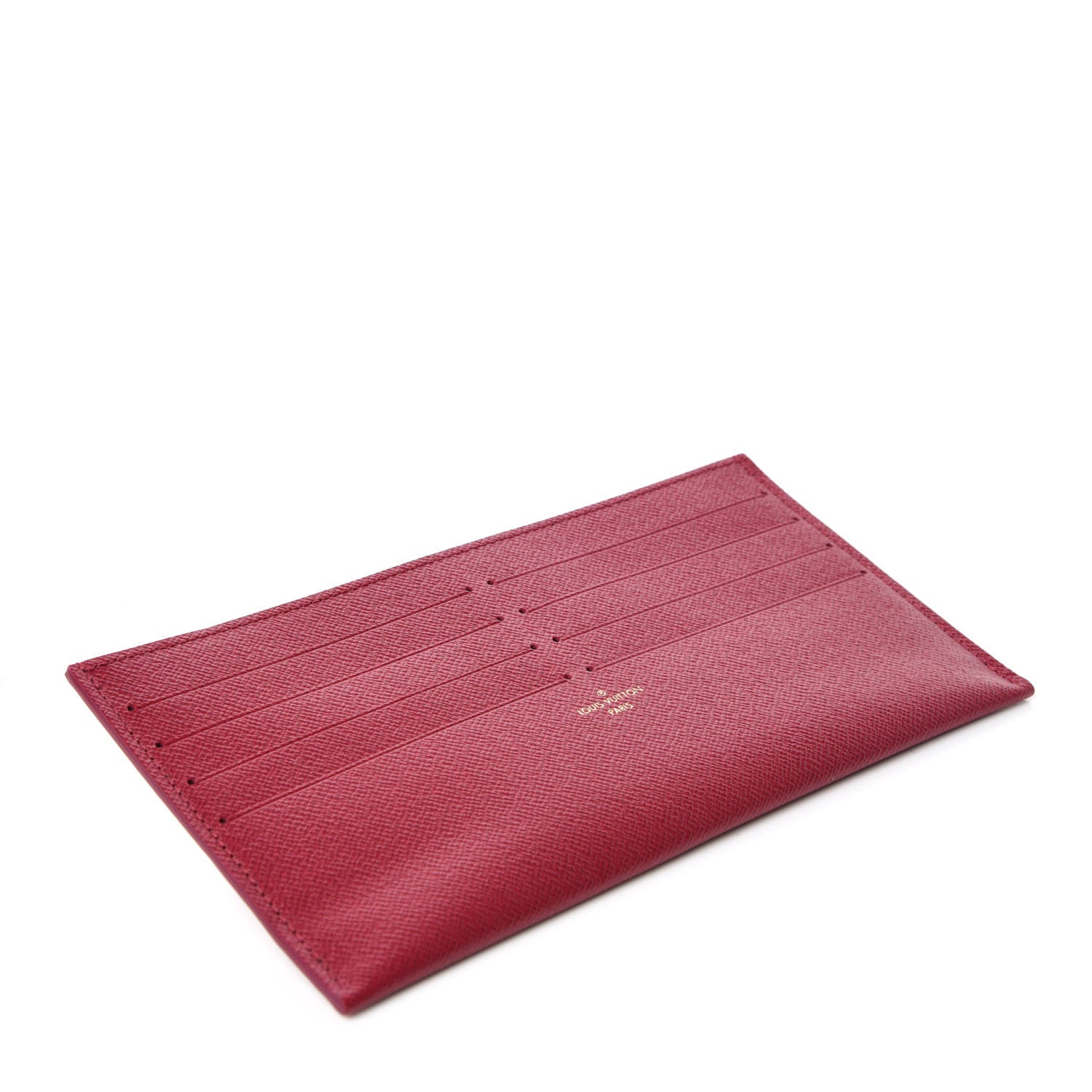 Louis Vuitton Calfskin Felicie Card Holder Insert Fuchsia 4 of 7