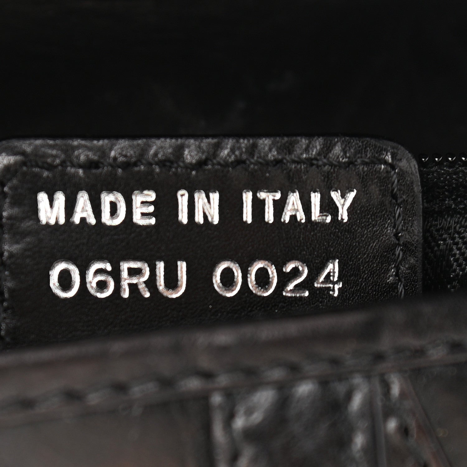 Christian Dior Calfskin Hardcore Pierced Saddle Bag Black 6 of 21