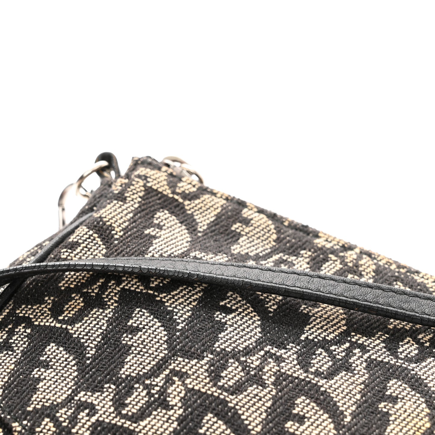 Monogram Mini Saddle Pochette Black