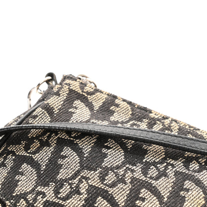 Christian Dior Monogram Mini Saddle Pochette Black 11 of 13
