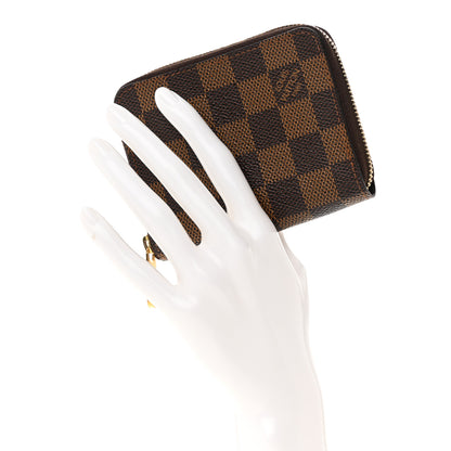 Louis Vuitton Damier Ebene Zippy Coin Purse 2 of 9