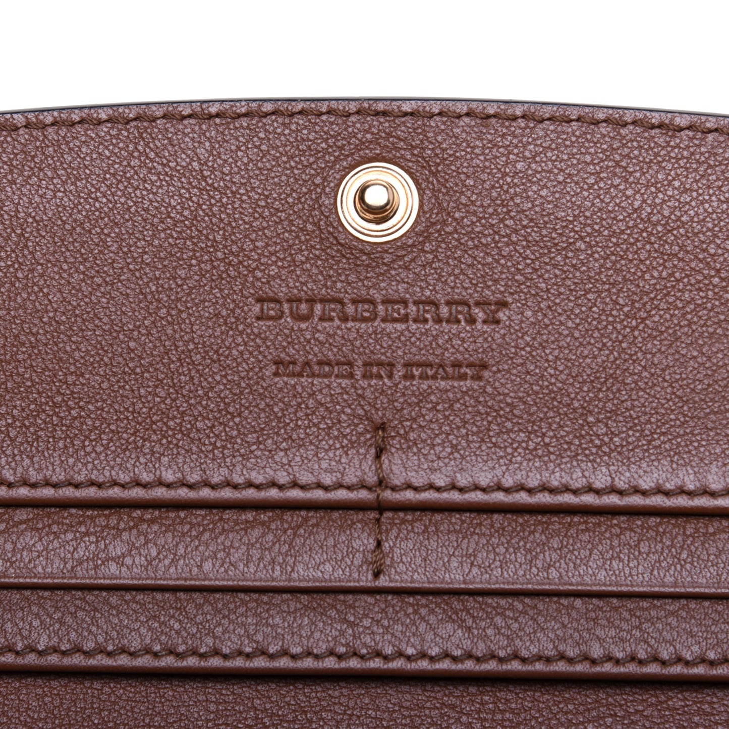 Calfskin Haymarket Check Henley Wallet Tan