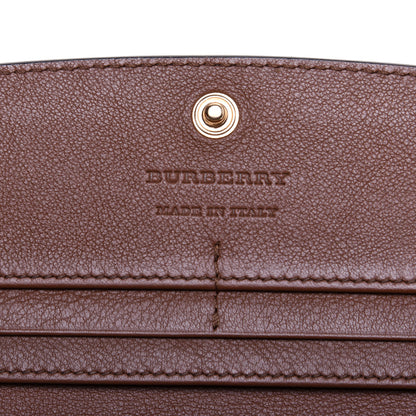 Burberry Calfskin Haymarket Check Henley Wallet Tan 8 of 10