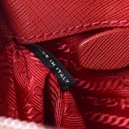 Prada Saffiano Large Galleria Double Zip Tote Fuoco 7 of 12