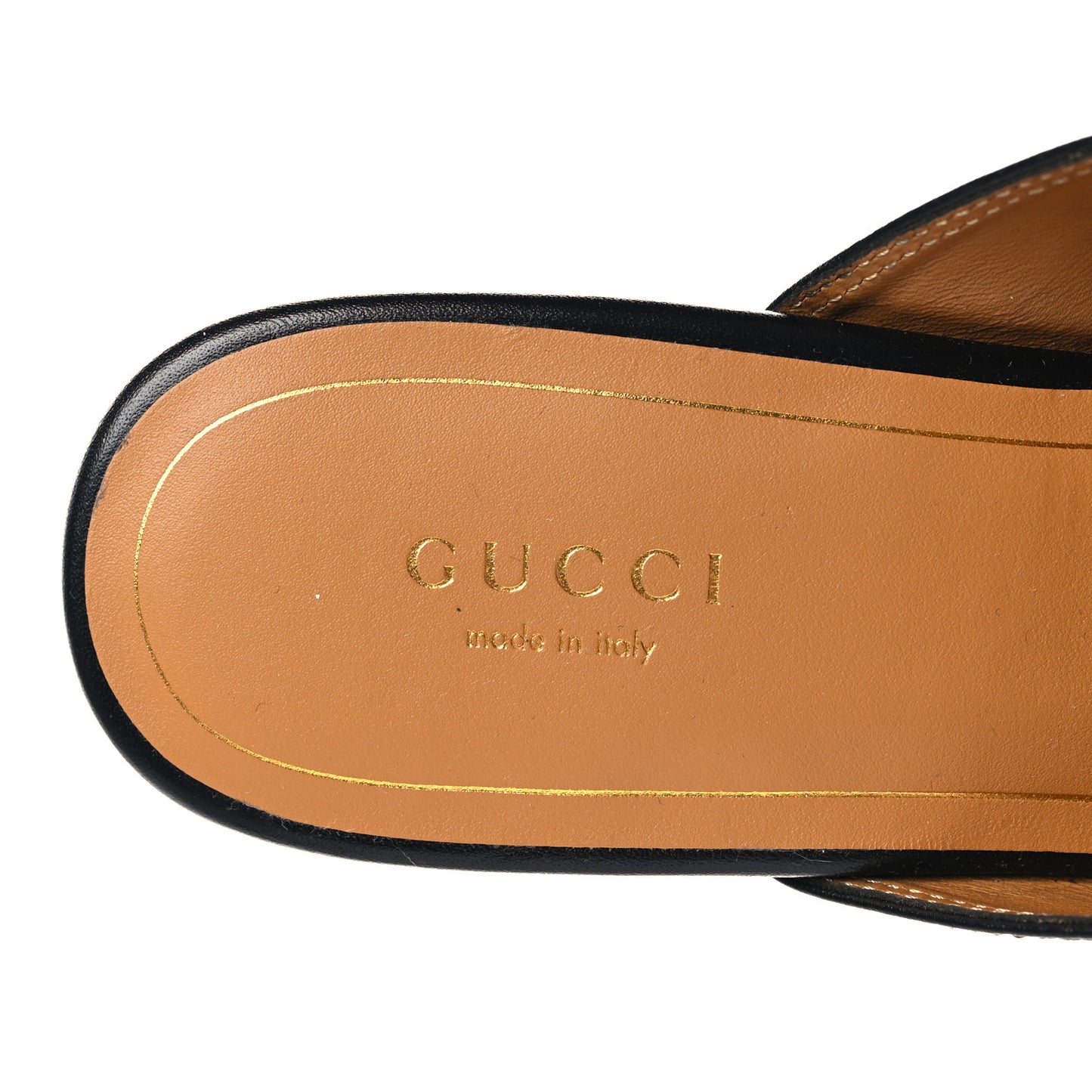 Calfskin Womens Princetown Slippers 37 Black