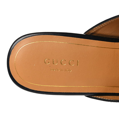 Gucci Calfskin Womens Princetown Slippers 37 Black 9 of 9