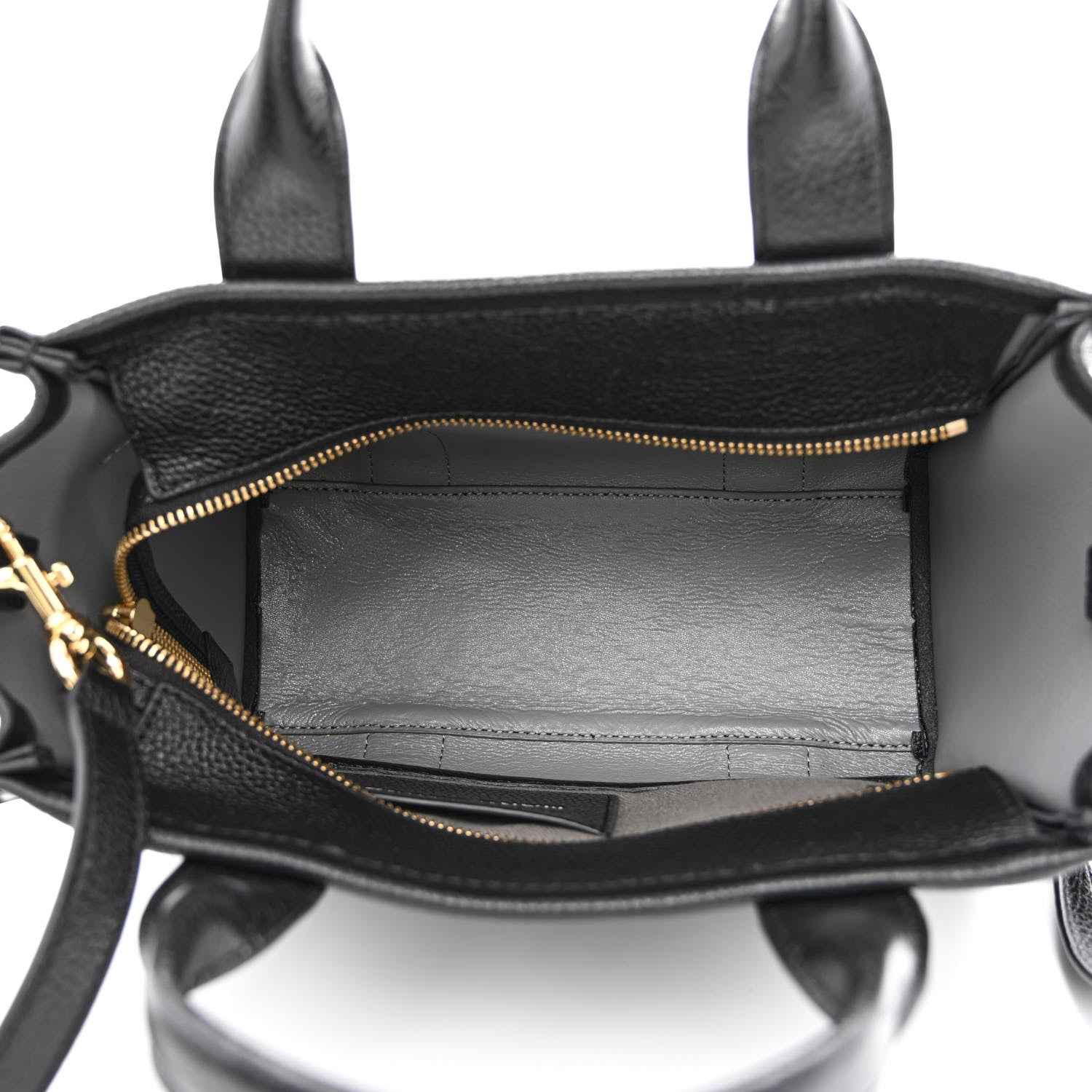 Marc Jacobs Grained Calfskin Small The Tote Bag Black 4 of 10