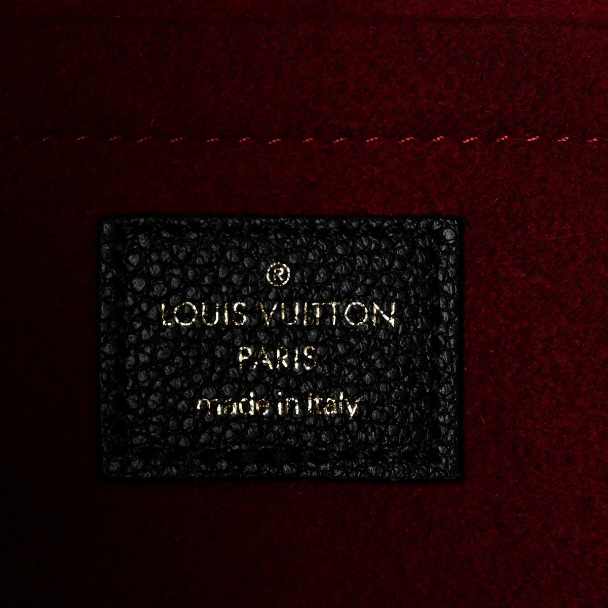 Louis Vuitton Empreinte Monogram Giant Felicie Pochette  Black Beige 6 of 10