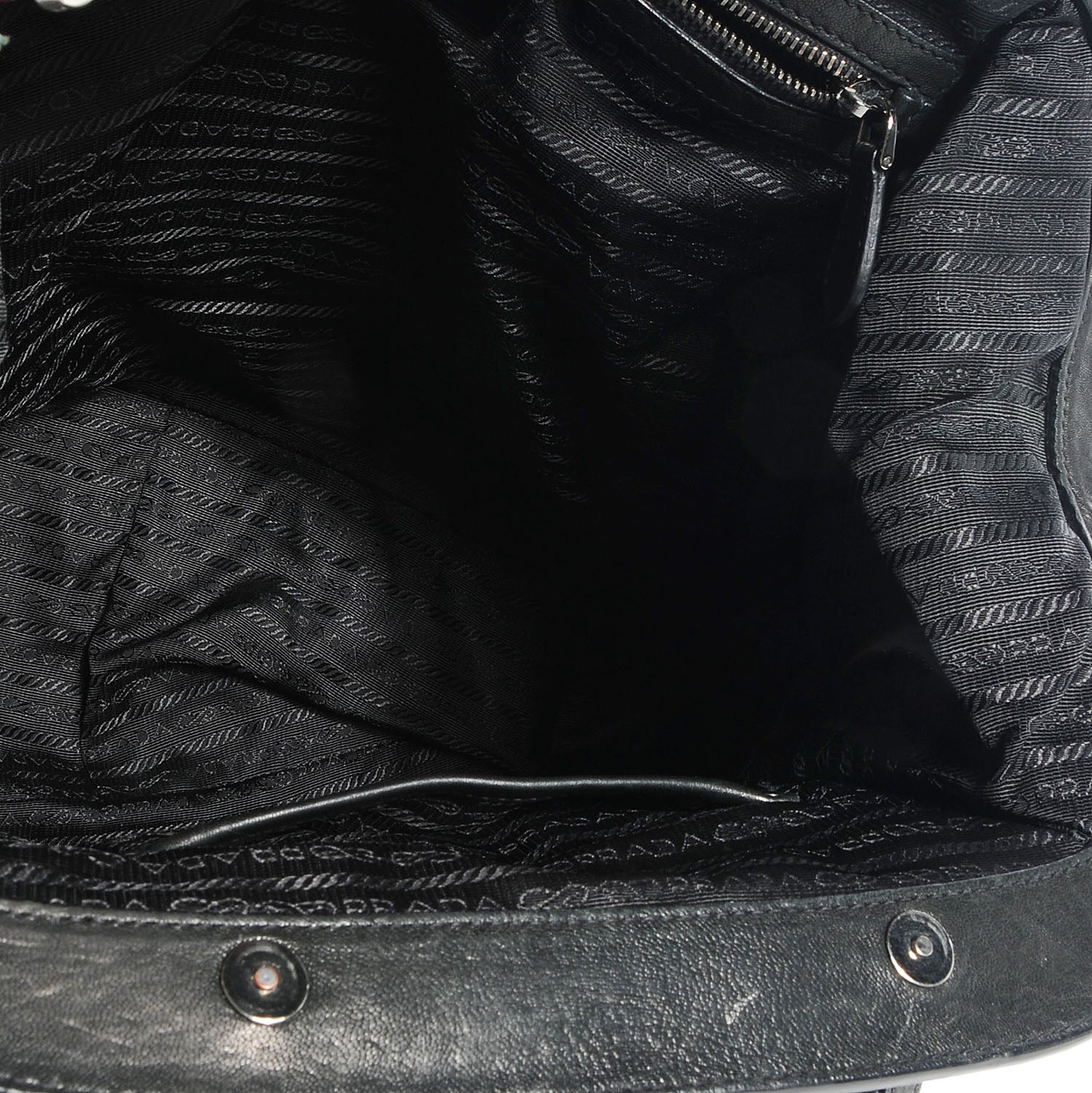 Prada Tessuto Nylon Gaufre Tote Nero Black 5 of 8