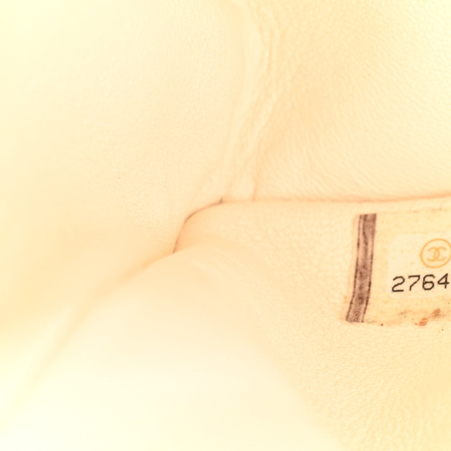 Calfskin Wool Woven Flap White Black