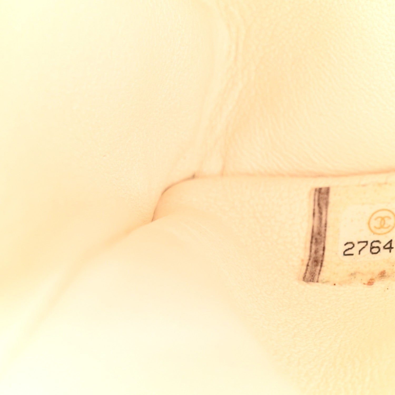 Chanel Calfskin Wool Woven Flap White Black 7 of 11