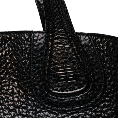 Givenchy Glazed Pebbled Calfskin Nightingale North South Tote Black 12 of 12
