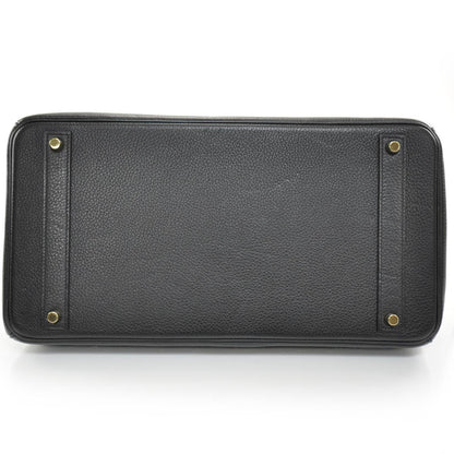 Hermes Taurillon Clemence Birkin 40 Black 5 of 10