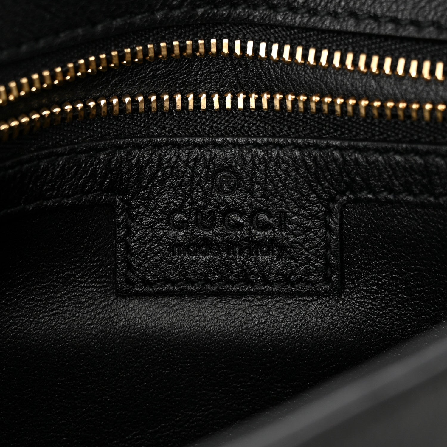Gucci Roxy Calfskin Blondie Chain Shoulder Flap Bag Black 6 of 13