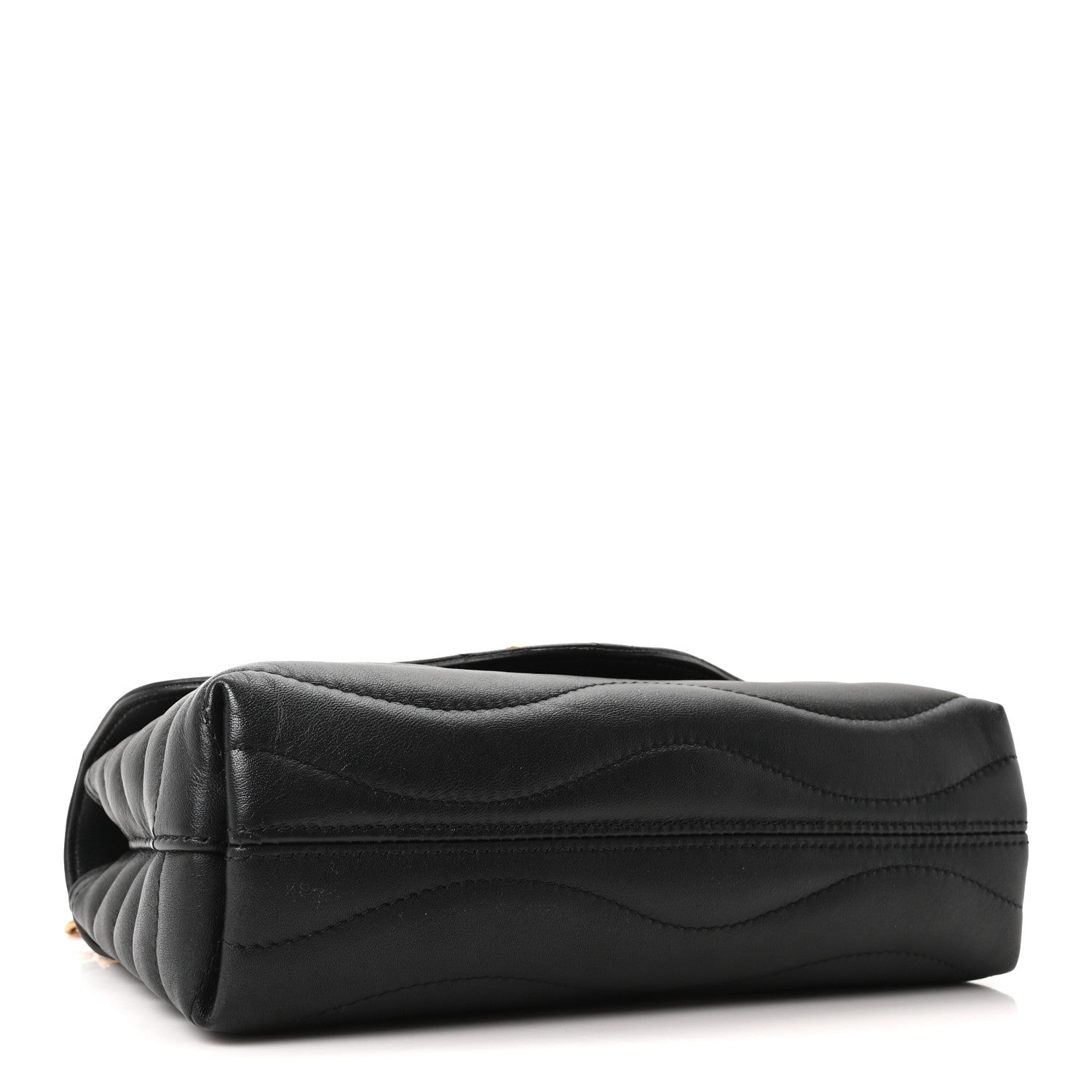 Louis Vuitton Calfskin LV New Wave Chain Bag Black 1817058