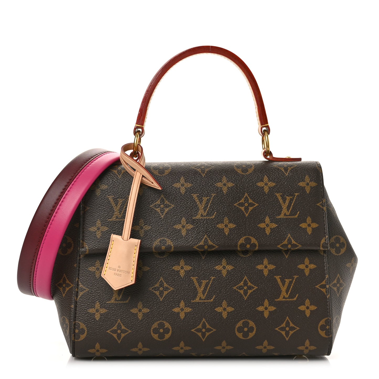 Monogram Cluny BB Bordeaux Fuchsia
