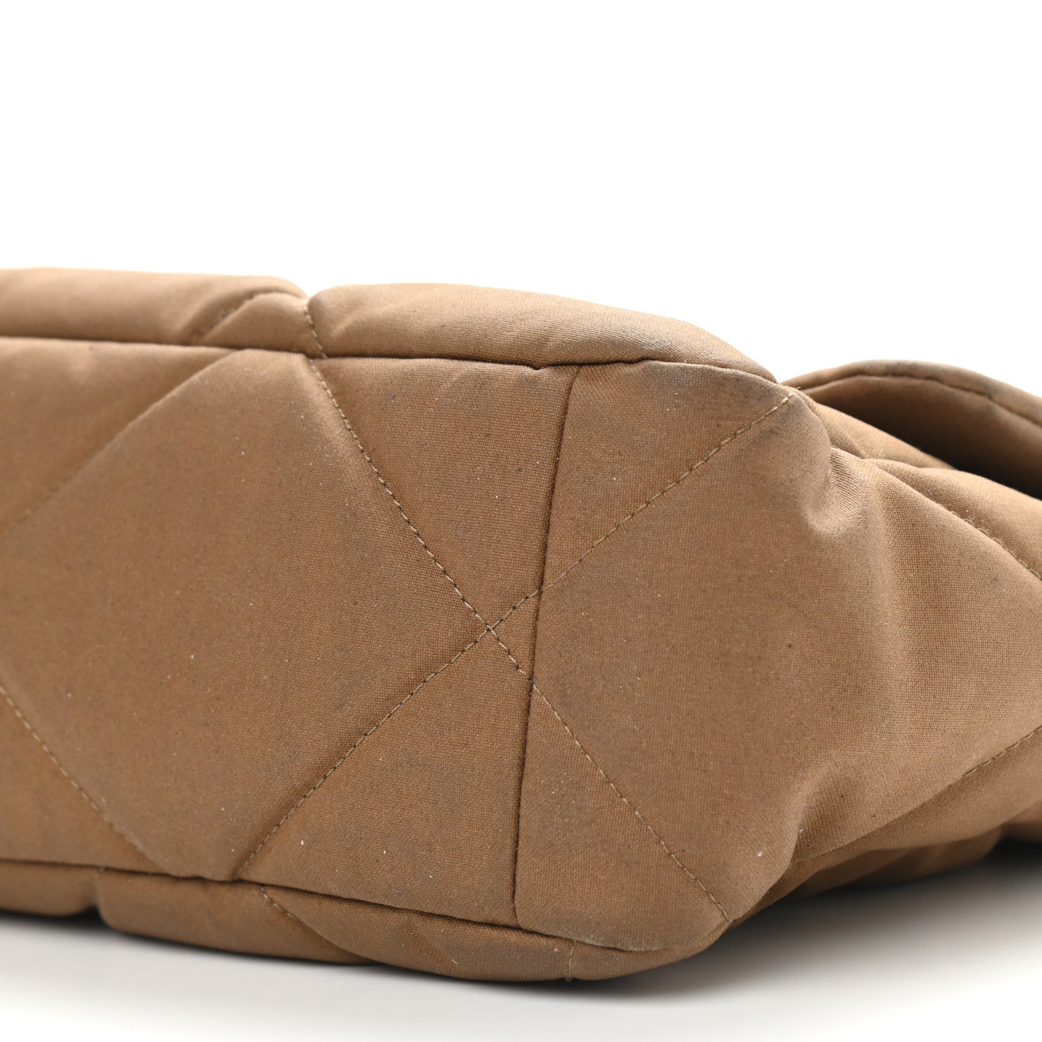 Chanel Canvas Quilted Large Chanel 19 Flap Bronze 9 of 10